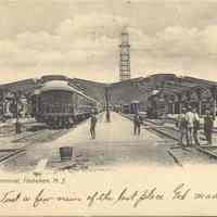 Postcard: Railroad, Hoboken, NJ