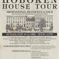 Poster & guide: A New Hoboken House Tour. May 18, 1986.