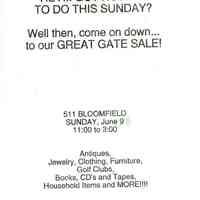          Gate Sale 050
   