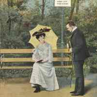 Postcard: Hamilton Park, Jersey City, NJ