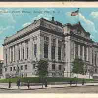 Postcard: Court House, Jersey City, NJ