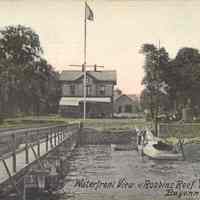 Postcard: Robbins Reef Yacht Club, Bayonne, NJ