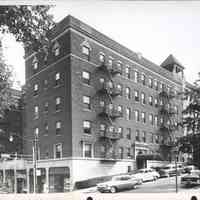         B&W photo of mixed-use apartment building at 570-580 Clinton Avenue Newark. picture number 1
   