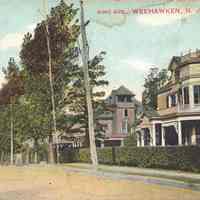 Postcard: King Avenue, Weehawken, NJ