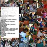 Digital image: photo montage of Vejigante Mask Maskers for exhibition at the Hoboken Historical Museum, July 30-Sept.24, 2006.