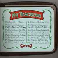          fifth leaf: My Teachers
   