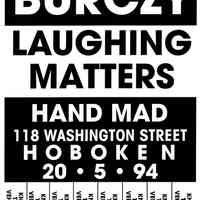 Digital image of poster: Burczy, Laughing Matters, Hand Mad, 118 Washington St. Hoboken, May 20, 1994.