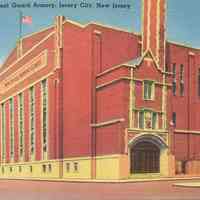 Postcard: Armory, Jersey City, NJ