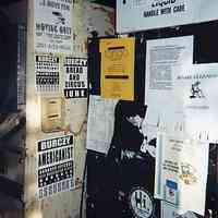 Four digital images: Various locations with Burczy posters Hoboken, 2000-2001.