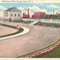 Postcard: Pershing Field, Jersey City, NJ