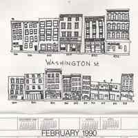          February 1990: Washington Street west side 800 block
   