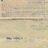          detail inkstamp on back re child labor
   