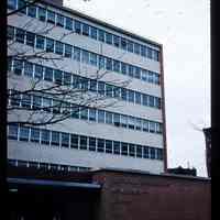 Color slide of the Burchard Buildings at Stevens Institute.