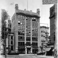 B+W photo of the Terminal Building, 68-70 Hudson St., Hoboken, 1915.