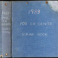          Scrapbook album titled: 1983 Por La Gente Scrap Book. picture number 162
   