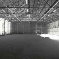 Digital image of B+W photo of former Maxwell House Coffee plant interior, Pier Shed, Hoboken, 2003.