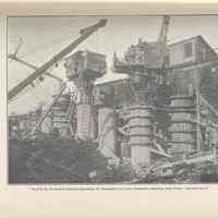          plate 8: Caisson Sinking Operations; Foundation Land Ventilation Bldg, N.J.
   