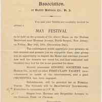          Doc 1: Invitation May Festival,  May 30, 1902 (Decoration Day)
   
