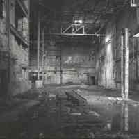 Digital image of B+W photo of former Maxwell House Coffee plant interior, Power House, basement, Hoboken, 2003.