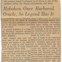          2: full clipping; Hoboken Once Harbored Oracle, So Legend Has It
   