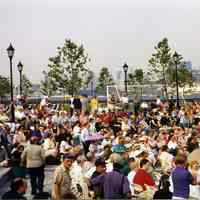          Photo 2: spectators at Frank Sinatra Park; Big John at left background
   