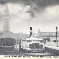 Postcard: Ferry, Hoboken, NJ