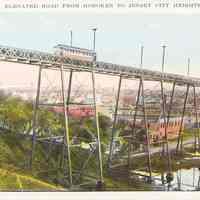 Postcard: Trolley, Jersey City, NJ