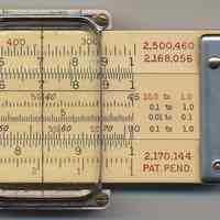          detail back right end, patent numbers
   