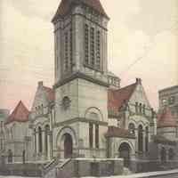 Color Postcard: First Baptist Church, Hoboken, NJ