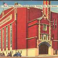 Postcard: Armory, Jersey City, NJ