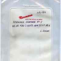          locking plastic sample bag, Neumann, dated 11/17/82
   