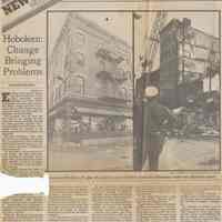          pg 1 article at the left - Hoboken: Change Bringing Problems
   