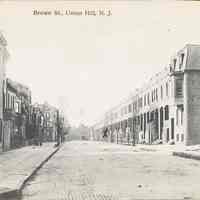 Postcard: Brown St., Union Hill, NJ