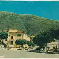 Postcard with scenes of Monte San Giacomo, Italy related to feasts celebrating St. Ann & St. James the apostle, ca. 1960.