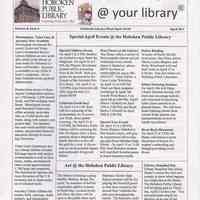 Promotional publications, 4, issued April 2011 by the Hoboken Public Library.