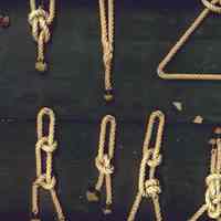          detail of knot board
   