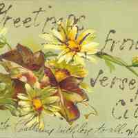 Postcard: Greetings, Jersey City, NJ