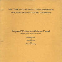          Report: Proposal for Weehawken-Midtown [Lincoln] Tunnel; Preliminary Plans, etc.; March 6, 1930. picture number 50
   