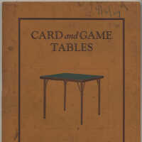          Catalog, furniture: Card and Game Tables. 1929. Catalogue No. 18. Ferguson Brothers Mfg. Co. Hoboken, N.J. picture number 46
   