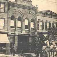 Postcard: Fire Department, Jersey City, NJ