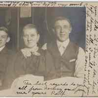 Photo postcard sent to Hoboken resident, Walter C. Fromholtz, 251 Ninth St., Hoboken. Postmarked Philadelphia, Feb. 1, 1907.