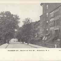 Postcard: Hudson Street, Hoboken, NJ