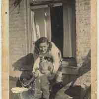          photo 1: Polly Peskens with child, Phyllis Peskens, River St. rooftop, 1952
   