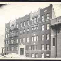 B&W Photograph of 8/10 Bergen Ave., Jersey City, NJ