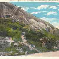 Postcard: Steps, Weehawken, NJ,