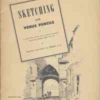 Book, Instructional: Sketching with Venus Pencils. Published by American Lead Pencil Co., Hoboken, N.J., copyright 1930.