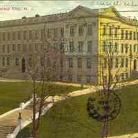 Postcard: Dickinson High School, Jersey City, NJ