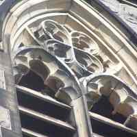          23: detail tracery and louvers in tower, east facade
   