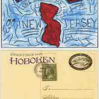 Postcard: Hoboken, We Are Here, New Jersey. By Kyeise Lopez. Published by HHM, 2008.