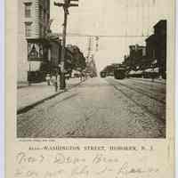 Postcard: 6210 - Washington Street, Hoboken , N.J., postmarked Hoboken, 1907.